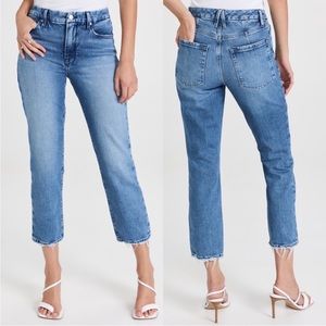 Good American Good Icon Cropped Jeans Sz 16